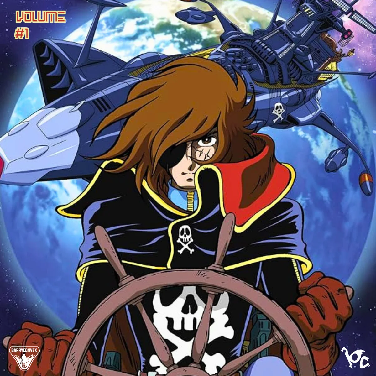 Barry Convex — Capitan Harlock Vol. 1, copertina del nuovo EP